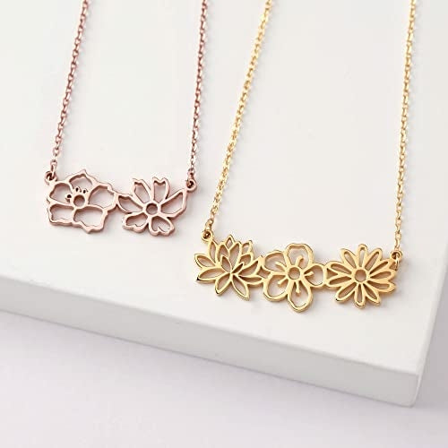 Birth Flower Necklace