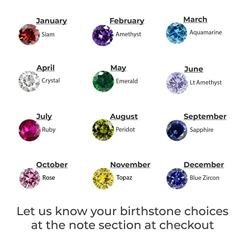 Mom Necklace With Childrens Names Birthstones