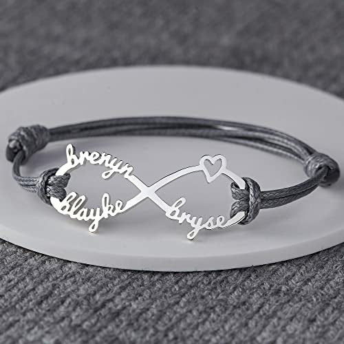 Infinity Bracelet With Children's Names