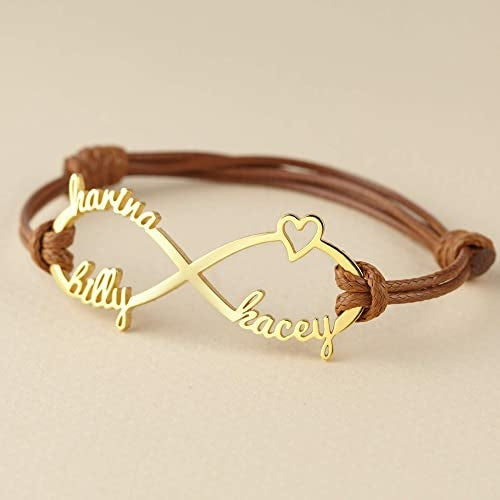 Infinity Bracelet With Children's Names