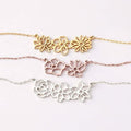 Birth Flower Necklace