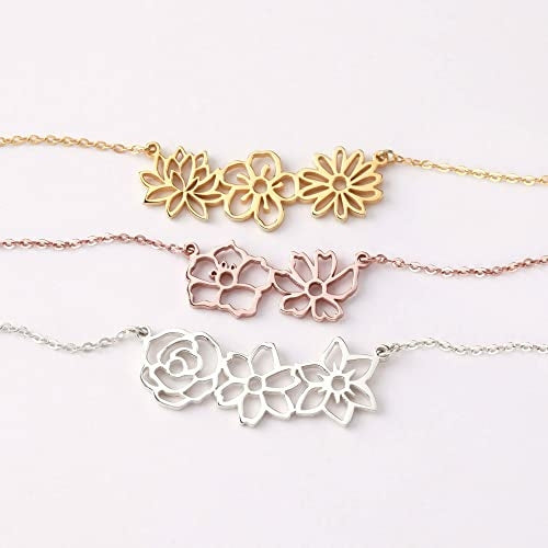 Birth Flower Necklace