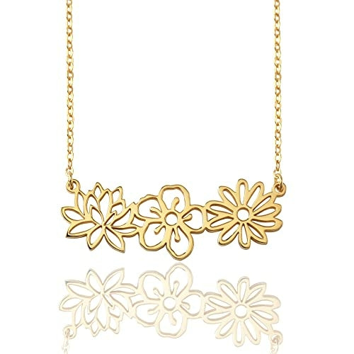 Birth Flower Necklace