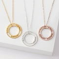 Circle of Life Childrens Name Necklace