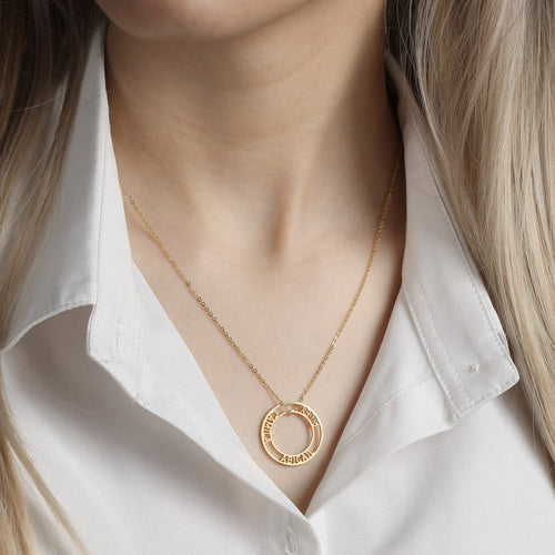 Circle of Life Childrens Name Necklace