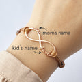 Infinity Bracelet With Children's Names