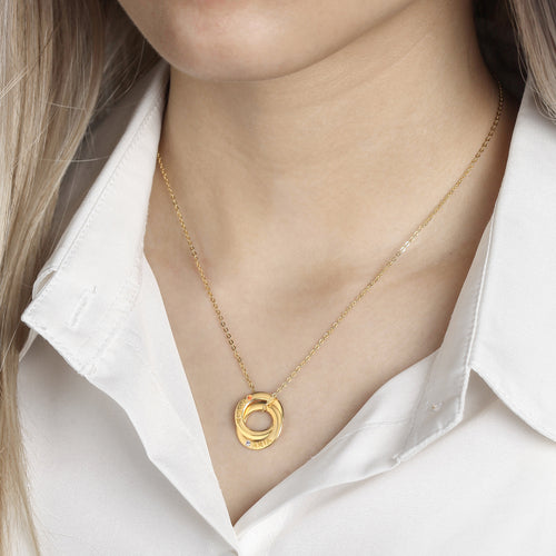 Mom Necklace With Childrens Names Birthstones